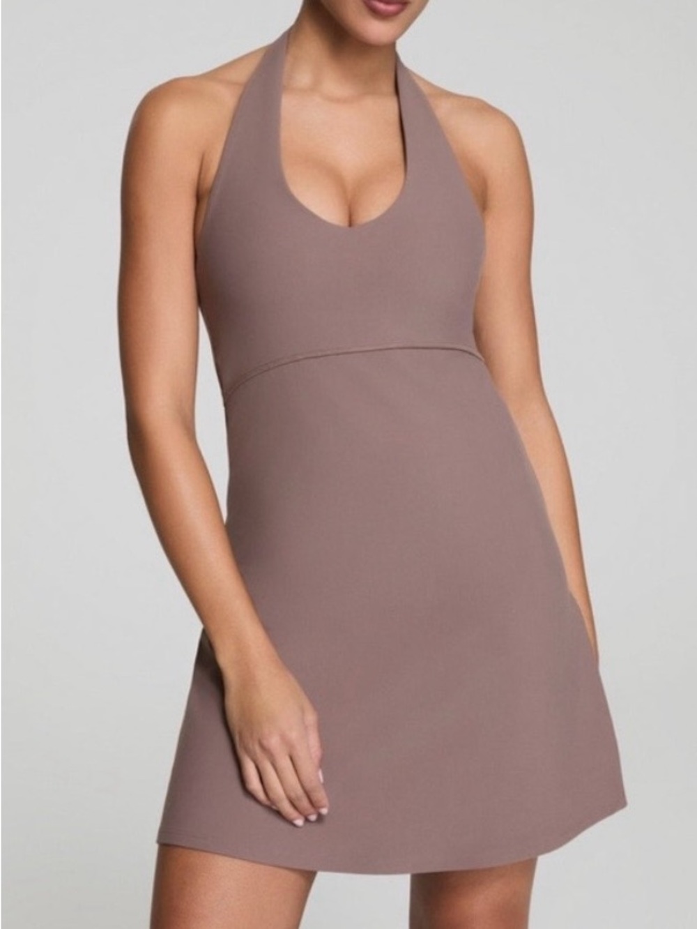 ‼️FIRM PRICE Spanx NWT SPANXsmooth onform halter skort mini dress sz XL